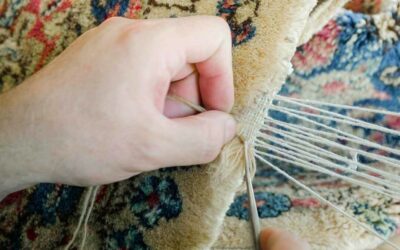 Is it possible to save an Oriental rug that my dog chewed?